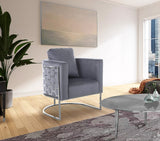Casa Velvet Contemporary Chair – Modern Design with Soft Upholstery and Stylish Honeycomb Frame