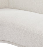 Hyde Contemporary Chair - Plush Rounded Back in Soft Boucle Upholstery for Stylish Living Spaces