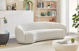 Hyde Contemporary Sofa - Plush Comfort with Rounded Back Design for a Stylish Living Space Upgrade