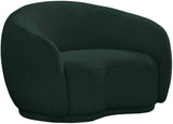 Hyde Contemporary Chair - Plush Rounded Back in Soft Boucle Upholstery for Stylish Living Spaces