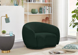 Hyde Contemporary Chair - Plush Rounded Back in Soft Boucle Upholstery for Stylish Living Spaces