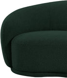 Hyde Contemporary Chair - Plush Rounded Back in Soft Boucle Upholstery for Stylish Living Spaces