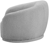 Hyde Contemporary Chair - Plush Rounded Back in Soft Boucle Upholstery for Stylish Living Spaces