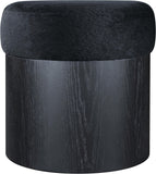 Nimes - Ottoman / Stool With Black Base