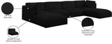 Ease Modular Sofa - Contemporary Plush Fabric Sectional for Customizable Living Room Comfort
