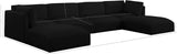 Ease Modular Sofa - Contemporary Plush Fabric Sectional for Customizable Living Room Comfort