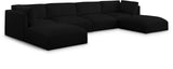 Ease Modular Sofa - Contemporary Plush Fabric Sectional for Customizable Living Room Comfort