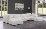 Ease Modular Sofa - Contemporary Plush Fabric Sectional for Customizable Living Room Comfort