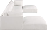 Ease Modular Sofa - Contemporary Plush Fabric Sectional for Customizable Living Room Comfort