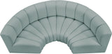 Arc - Faux Leather 4 Piece U-Shaped Modular Sofa