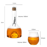Shark Wine & Whiskey Decanter & Glasses Set - 1000ml