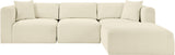 Shaggy - 4 Piece Modular Sectional
