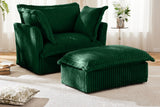 REVIX 49" Chair with 1 Ottoman