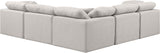 Indulge - Linen 5 Piece Modular Corner Sectional