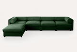 HARMONY 142" 4-Seater Sofa with 1 Ottoman