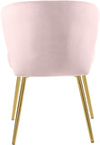 Finley Velvet Dining Chair Set of 2 - Elegant Curved Back with Gold Legs for Modern Dining Spaces