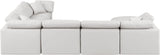 Indulge - Faux Leather 7 Piece Modular Sectional