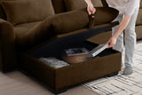 PERTH 157" 4-Seater Sofa with 2 Ottomans 12