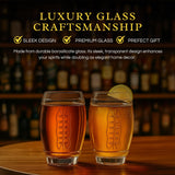 2 Football Beer Glass, 20 Ounce Tumbler Clear Glasses