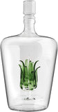 Tequila Decanter Set With Agave Decanter and 6 Agave Shot Glasses