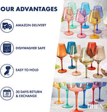 European Style Unbreakable Stemmed Crystal Wine Glasses, | Set of 4