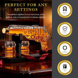 Whiskey Decanter Set 7.7 Oz with Two 1.6 Oz