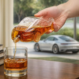 Car Whiskey Decanter 8.5oz, Nascr Porsche Coupe Sports