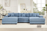 DESEO 130" 3-Seater with 2 Ottomans