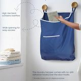 Door Hanging Laundry Bag - Navy - L
