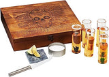 Tequila Shot Glass & Salt Gift Set for Men & Women