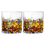 Large Confetti DOF Glasses – Set of 2- 11oz