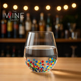Large Stemless Wine Glasses – Set of 2-14oz