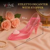Stiletto Whiskey and Wine Decanter- Elegant Decanter Gifts for Women!
