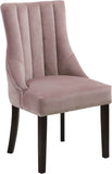 Oxford Velvet Dining Chair Set - Luxurious Curved Back, Deep Tufting & Chrome Nailheads for Elegance