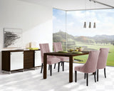 Oxford Velvet Dining Chair Set - Luxurious Curved Back, Deep Tufting & Chrome Nailheads for Elegance