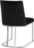 Heidi Velvet Contemporary Dining Chair Set - Glamorous Design with Plush Comfort for Stylish Dining
