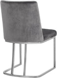Heidi Velvet Contemporary Dining Chair Set - Glamorous Design with Plush Comfort for Stylish Dining