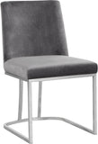 Heidi Velvet Contemporary Dining Chair Set - Glamorous Design with Plush Comfort for Stylish Dining