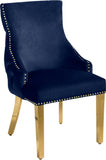 Tuft Luxurious Contemporary Dining Chair Set - Stunning Design with Gold Accents for Your Home