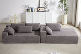 NOUVA 108" Chenille Right Chaise Sectional