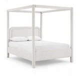 Salina - Linen Textured Fabric Upholstered Bed