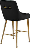 Owen Contemporary Stool Set – Elegant Design with Polished Gold Legs and Matching Handle for Comfort