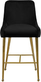 Owen Contemporary Stool Set – Elegant Design with Polished Gold Legs and Matching Handle for Comfort