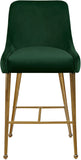 Owen Contemporary Stool Set – Elegant Design with Polished Gold Legs and Matching Handle for Comfort