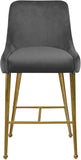 Owen Contemporary Stool Set – Elegant Design with Polished Gold Legs and Matching Handle for Comfort