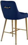 Owen Contemporary Stool Set – Elegant Design with Polished Gold Legs and Matching Handle for Comfort