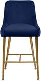 Owen Contemporary Stool Set – Elegant Design with Polished Gold Legs and Matching Handle for Comfort
