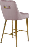 Owen Contemporary Stool Set – Elegant Design with Polished Gold Legs and Matching Handle for Comfort
