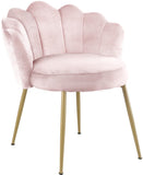 Claire Velvet Dining Chair Set - Luxurious Plush Upholstery with Brushed Gold Legs for Elegance