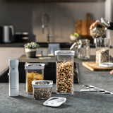 ZWILLING Fresh & Save Cube Boxes, Plasic, Airtight Dry Food Storage Container, Small Medium Height Cube, 2S Container, .87-qt